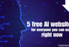 5 free AI websites